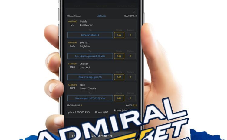  AdmiralBet Tiket dana 16/1/2022