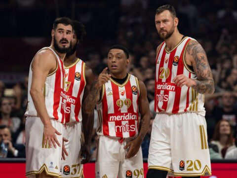 Crvena zvezda Jago Nikola Kalinić Donatas Motiejunas